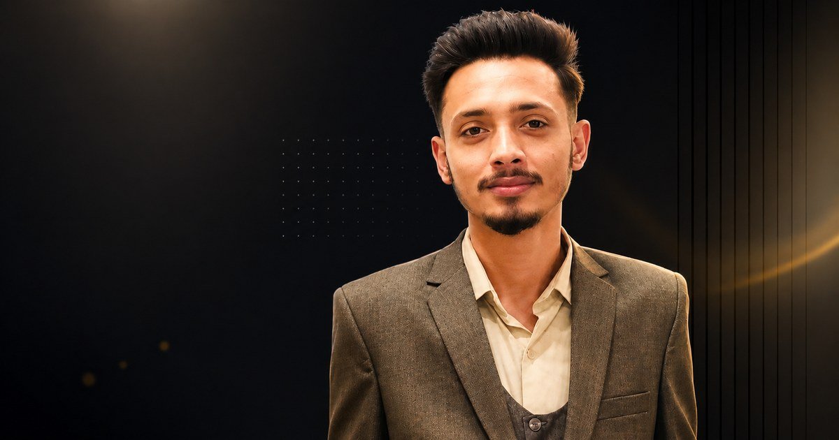 Portrait of Talha Yaseen, full-stack developer and product designer